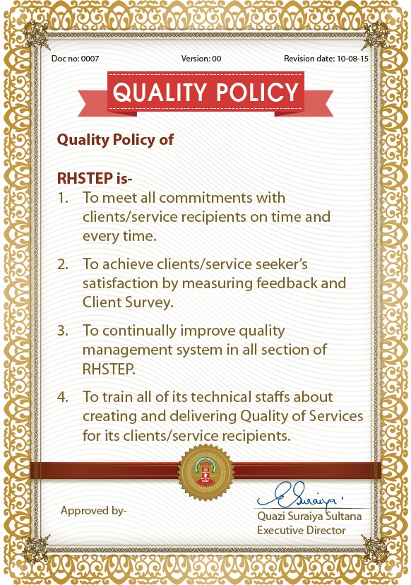 Quality Policy