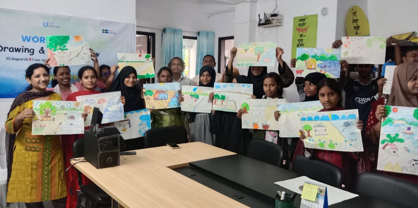 Drawing and Puppet Show Workshop for Adolescent Health Awareness in Chattogram